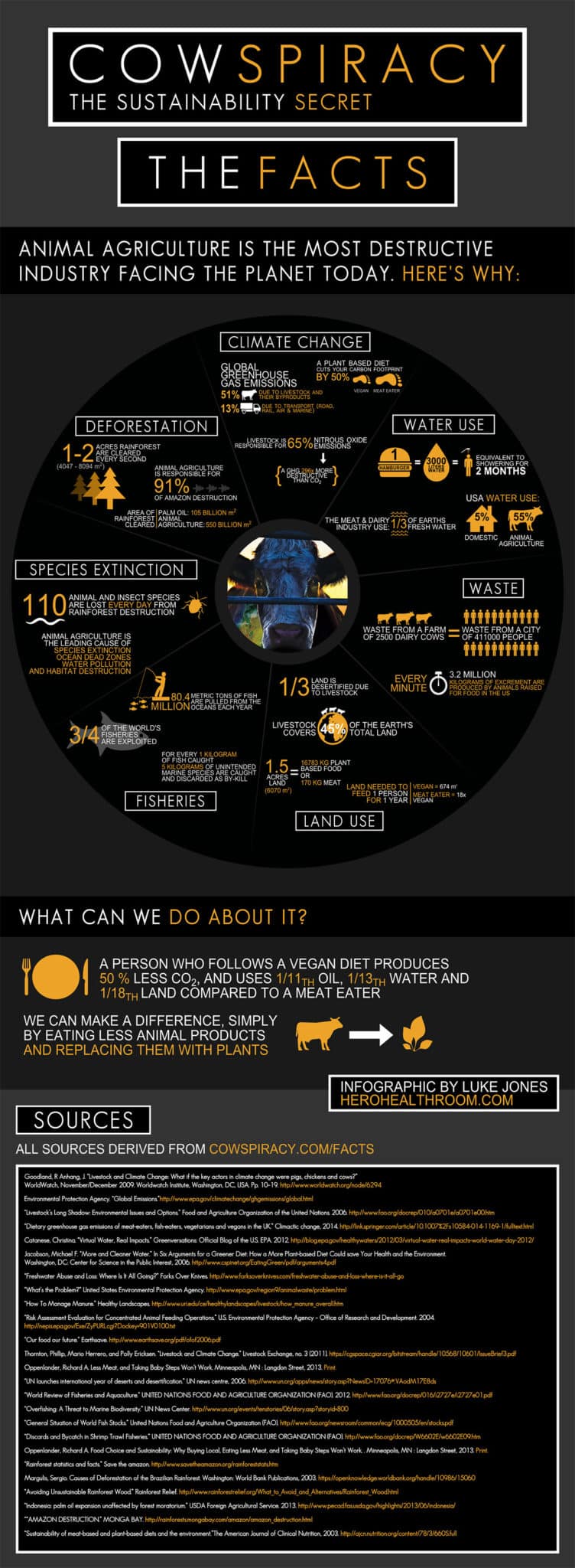 el efecto de la industria animal