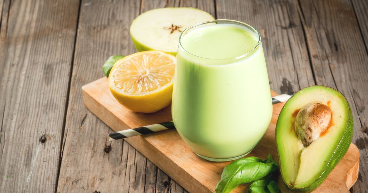 smoothie aguacate manzana